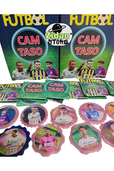 Emrah Gültekin 2026 Özel Futbolcu Tasoları 20 Adet Futbol Taso Yeni Seri Hediye Mini Oyuncak ve Şeker