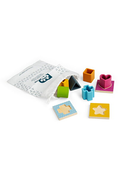 BIGJIGS Toys Sensory game with shapes - Feel and find