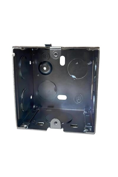 Generic InHab GB-107 50mm Depth 1-Gang Metal Back Box – Flush Mount