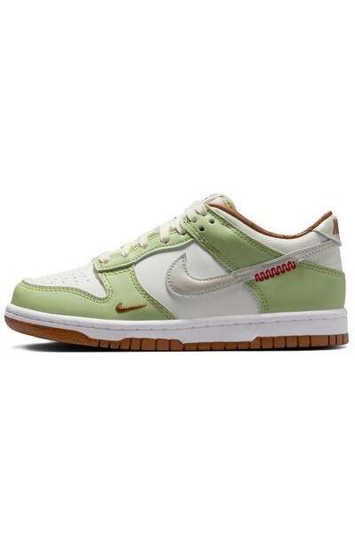 Nike Dunk Low ''Σχεδιασμός που απομιμεί τη κυρτή φιγούρα ενός σφιγγαριού'' Δερμάτινο πάνινο παπούτσια unisex από γνήσιο δέρμα για καθημερινή χρήση