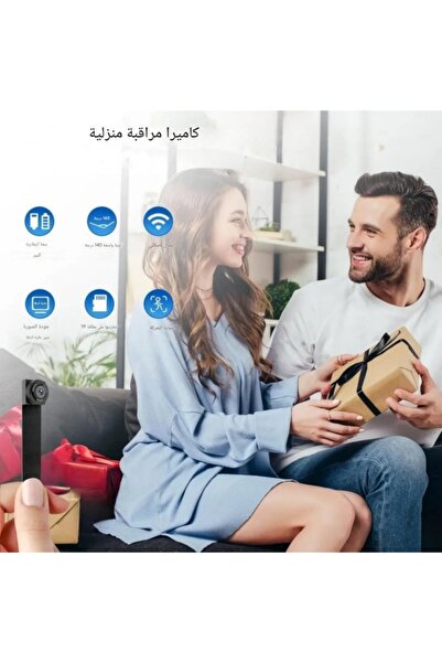 Electronic SPY كاميرا صغيرة مخفية للرؤية الليلية DIY - 1080P Full HD WiFi Compact