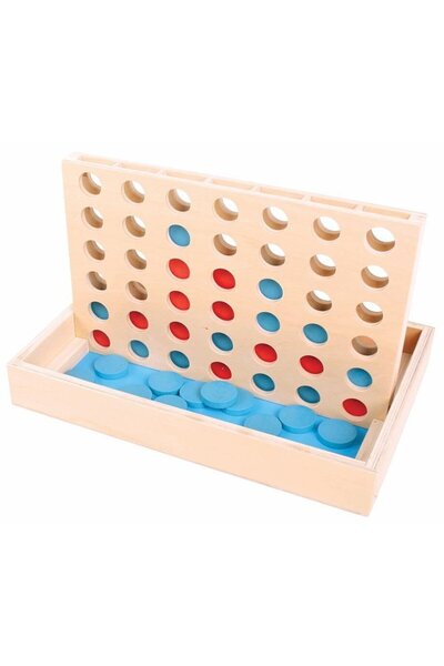 BIGJIGS Toys Joc 4 pe un rand