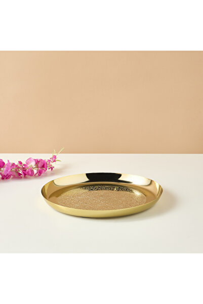 Lifestyle صينية دائرية مزخرفة - ٢٥×٢ سم