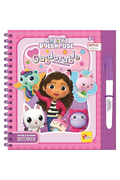 Lisciani Waterbook: Carte de colorat Gabby's Dollhouse