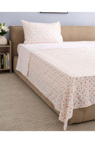 REDTAG Ivory 3 Piece Bedsheet Set (Single Size)