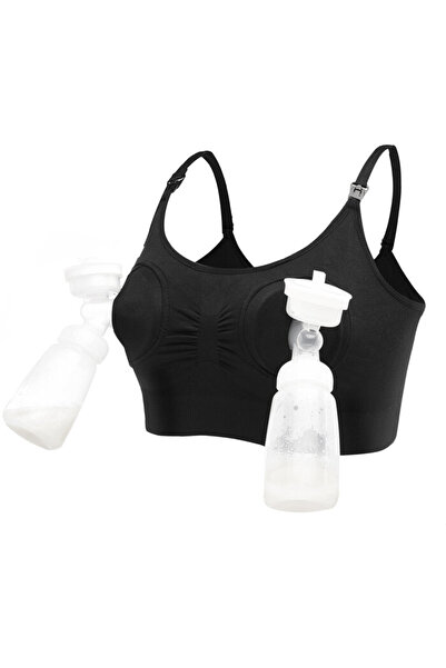 Bufnitel Sutien 2 in1 - Alaptare si sustinere pompa san (negru)