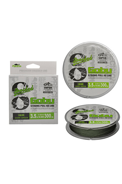 Fish Pro FishPro Goby 300m X8 Dark Green İp Misina