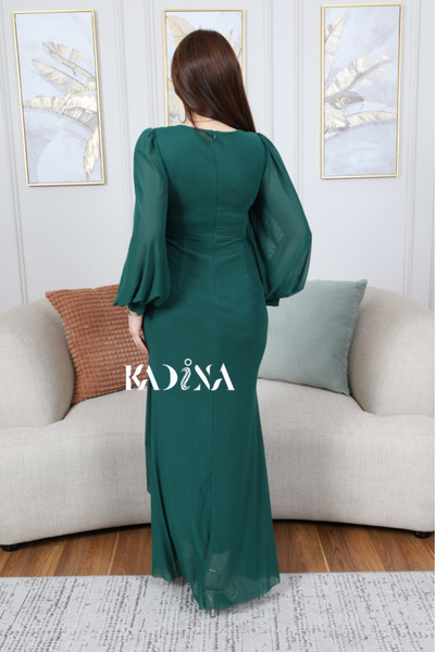 kadina Rose Dress with Shiny Gems