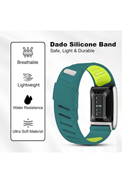 dado Silicone Sport Replacement Band for WHOOP 5.0, One, Peak & Life – Breathable Silicone