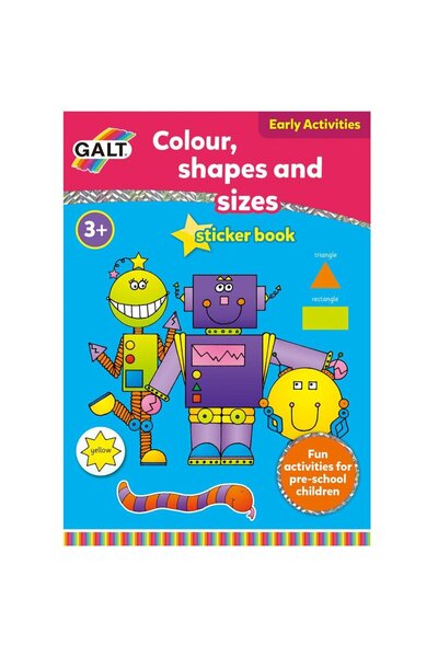 Galt Carte de colorat - Culori, Forme si Dimensiuni