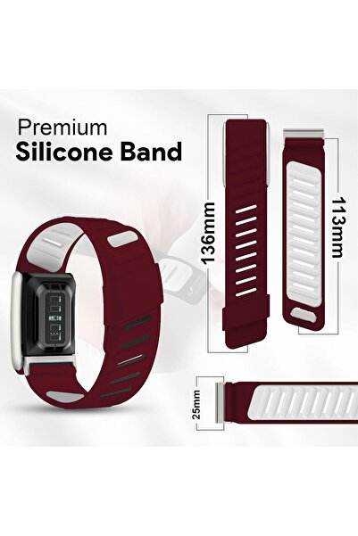 dado SOUQO Silicone Sport Replacement Band Compatible with WHOOP 5.0, One, Peak, and Life