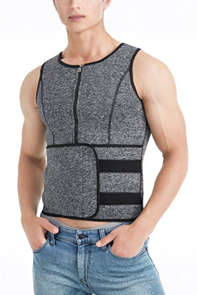 Muchmy Slimming Sauna Sweat Body Shaper Tummy control Bodysuit Abdominal Mens Belt