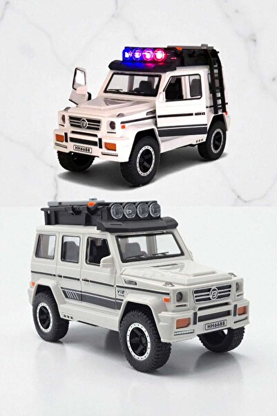 Fidan oyuncak Sürtmeli Işıklı ve Müzikli Off-Road G-Class SUV Oyuncak Araba
