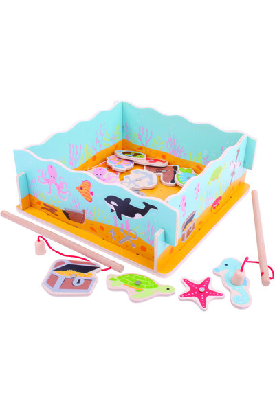 BIGJIGS Toys Magnetic game - Let's go fishing