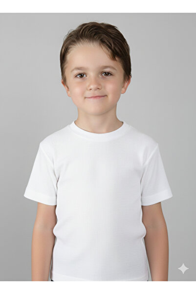 Namaldı Child ℅ 100% Cotton Zero Neck Short Sleeve T-Shirt