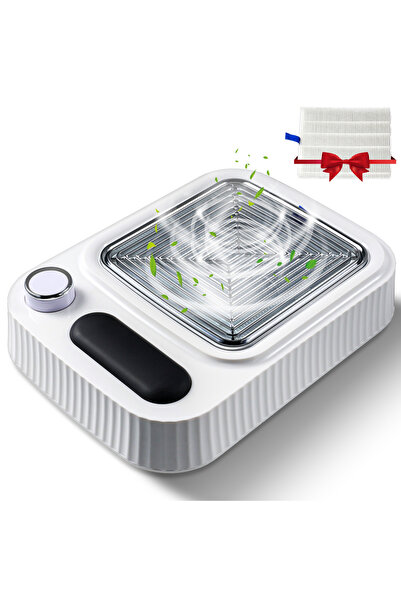 choice2 EU 17A-White Professional Nail Vacuum Cleaner Low Noise Nail Gel Art ...