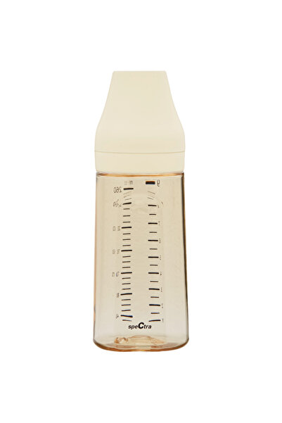 Spectra Premium anti-colic bottle with M teat, yellow (260 ml)