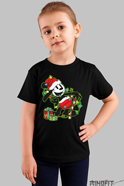 GILDAN Tricou De Craciun Copii Elf Urban Printre Beculete Fata