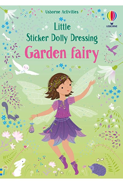 Usborne Sticker book, LITTLE STICKER DOLLY DRESSING GARDEN FAIRY,
