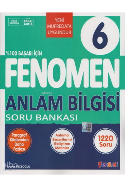 Fenomen Yayıncılık نشرات المدرسة الظاهرة 6. بنك أسئلة المعرفة الفنية