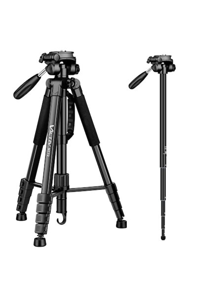 Victiv Trepied și monopied 2 în 1 cu cap de 360°, 48-18-2,8 cm, 2 plăci cu el...
