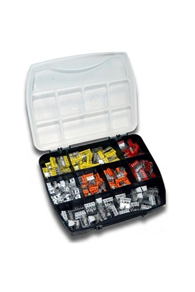 WAGO Set de conectori cu 160 de piese (seria 2273) pentru conductori de 0,5-2,5 mm, cutie de depozitare