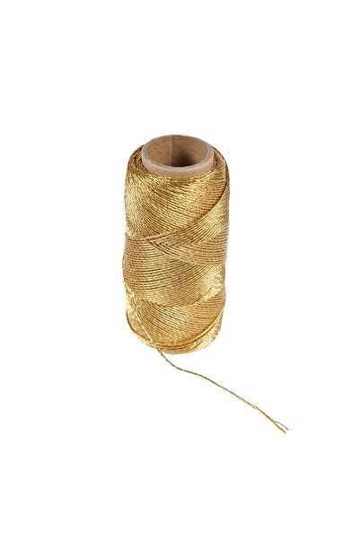 roco paper Gold Colored Decorative String - 100 M, Gift Wrapping, Decoration and Craft Material, DIY String
