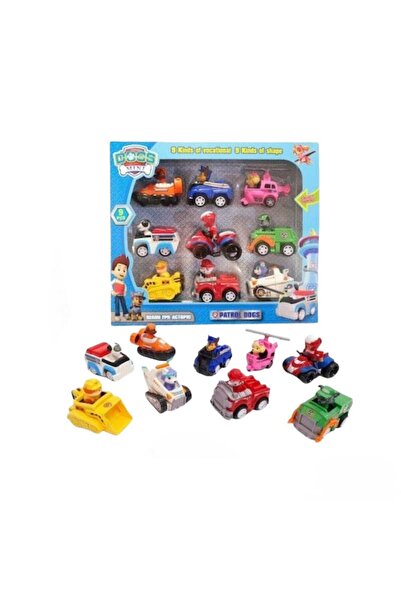 Virtual Trend Set of 9 figures and vehicles, Virtual Trend®, Paw Patrol