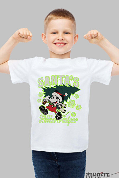 GILDAN Tricou De Craciun Copii Santa S Little Helper Baiat