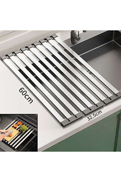 Generic Foldable Drain Rack for Kitchen Dishware 60*32.5