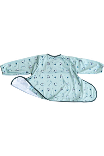 Tidy Tot Baveta cu maneci si ventuze - Bufnite