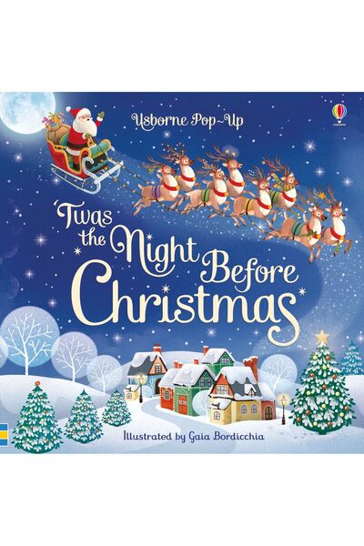 Usborne Carte pop-up, POP-UP A FOST ÎNAINTE DE CRĂCIUN, Usborne, + 3 ani