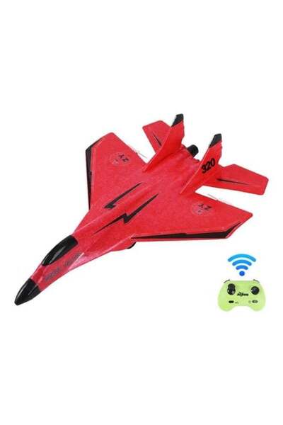 Generic RC Aeroplane Quadcopter RTF - Floating Fighter Plane with Colored LED Lights