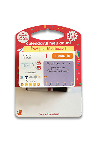 Dph Calendarul meu anual - Invat cu Montessori - de la 3 la 6 ani