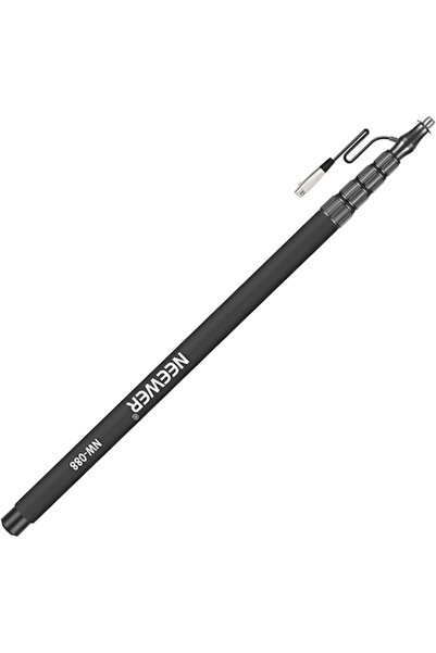 NEEWER NW-088 telescopic microphone boom with built-in XLR cable, 86-301 cm, black