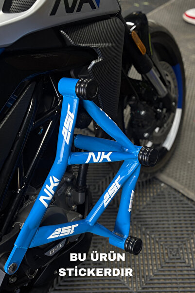 Banxtre CFMOTO NK250 için Demir Stickerları Koruma Demiri Stickerları (9 Adet...