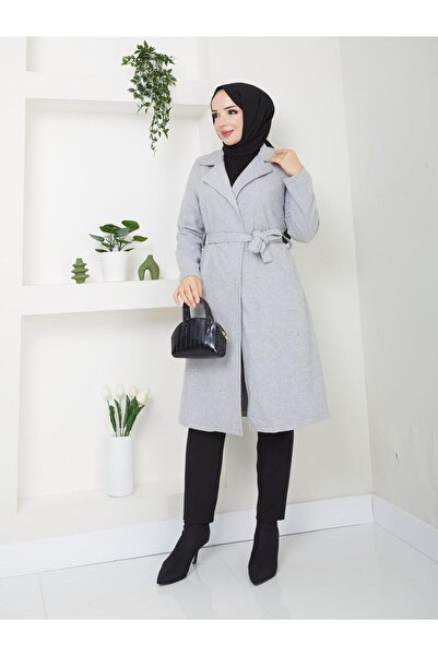 Rema Standard Sleeve with Pocket Detail Without Lining, 110 cm Length, Cashmere Coat