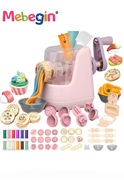 MEBEGIN مجموعة عجينة اللعب للأطفال الصغار، أدوات عجينة اللعب، لعبة نودلز عجين...