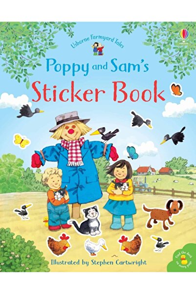 Usborne Sticker book, FYT POPPY & SAM'S STICKER BOOK, Usborne, + 3 years