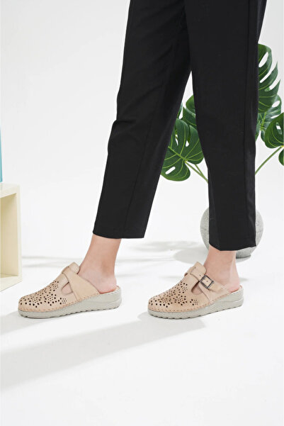 Cozi company Orthopedic Leather Sabo Slippers Are Suitable for Heel Spurs and Bone Protrusions