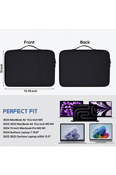 DysCase MacBook Air Pro M2, M1, Ipad, Natebook, Tablet Case, 14'' Compatible Carrying Case