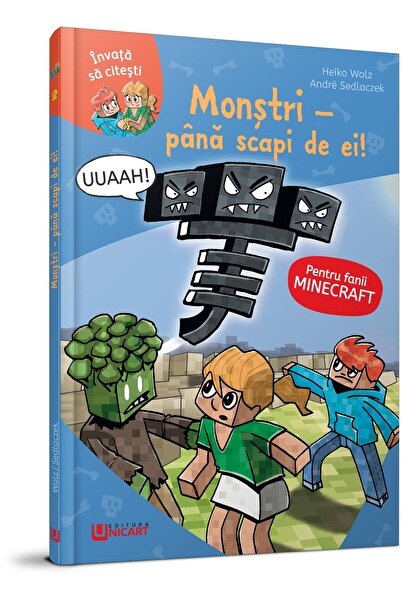 Editura Unicart Minecraft. Monstri - pana scapi de ei!, Heiko Wolz