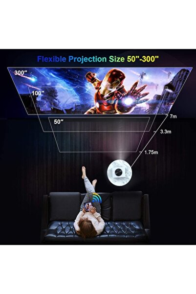 WiMiUS K3 5G WiFi LED Projector Full HD 1080P 8000 Lumens 10000:1 Contrast Home Cinema