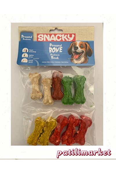 Snacky PATİLİ MARKET Munchy Köpek Pres Kemik