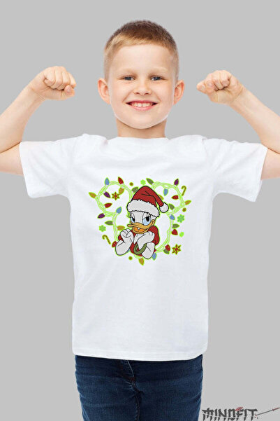 GILDAN Tricou De Craciun Copii Ratusca Daisy Festiva Baiat