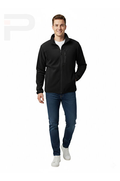 PROWESS Unisex Tam Fermuarlı 280 gr 3 Cepli Polar Outdoor Ceket