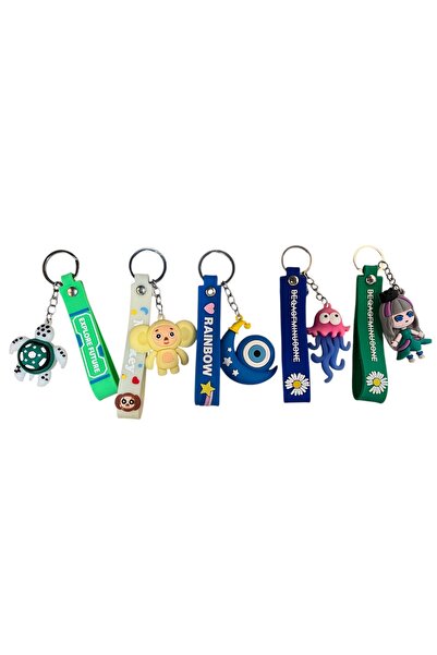 Store 5 Pieces Keychain Set