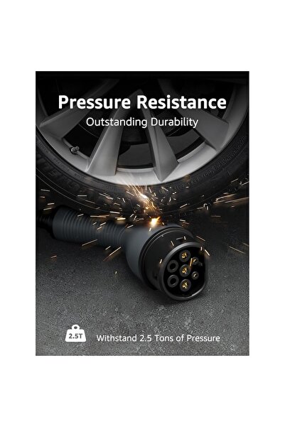 bokman EV Charging Cable Type 2, 32A, 22 kW Three-Phase, 10 m, IP55, with Carry Bag