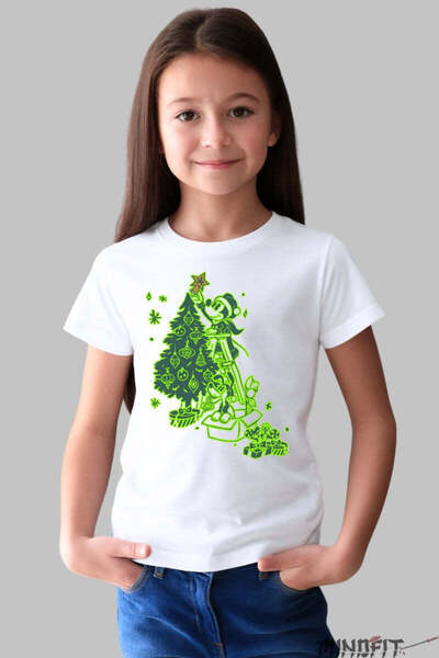 GILDAN Χριστουγεννιάτικο μπλουζάκι για παιδιά, διακοσμημένο με δέντρο και ένα...