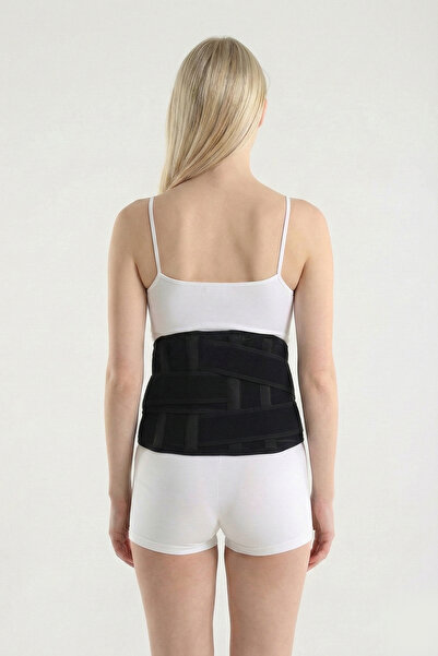 POLİMED BEL FITIĞI SİYATİK SİNİR AĞRISI ÇELİK BALENLİ LUMBOSAKRAL KORSE BEL F...